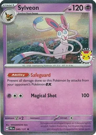 Sylveon (Pokemon Day) 040/131 - Holofoil Miscellaneous Cards & Products - Rare