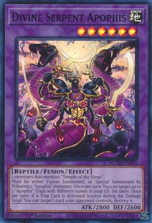 Divine Serpent Apophis (MZTM-EN004) - Maze of the Master 1st Edition Maze of the Master Yugioh Single Squirtle Squad Card Shop.