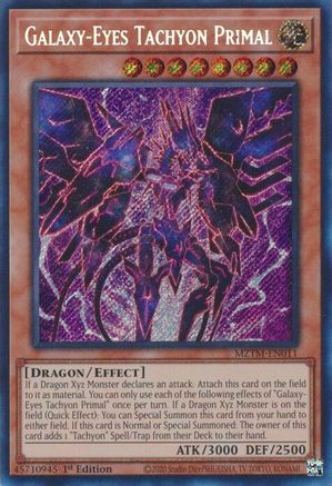 Galaxy-Eyes Tachyon Primal (MZTM-EN011) - Maze of the Master 1st Edition Maze of the Master Yugioh Single Squirtle Squad Card Shop.