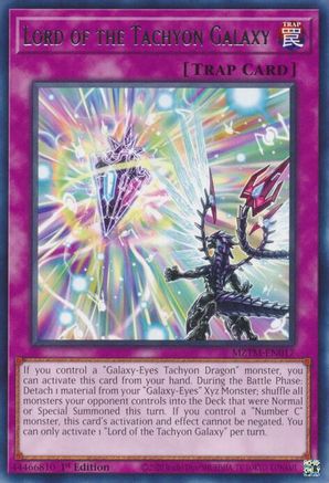 Lord of the Tachyon Galaxy (MZTM-EN017) - Maze of the Master 1st Edition Maze of the Master Yugioh Single Squirtle Squad Card Shop.