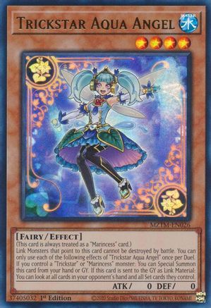 Trickstar Aqua Angel (MZTM-EN026) - Maze of the Master 1st Edition Maze of the Master Yugioh Single Squirtle Squad Card Shop.