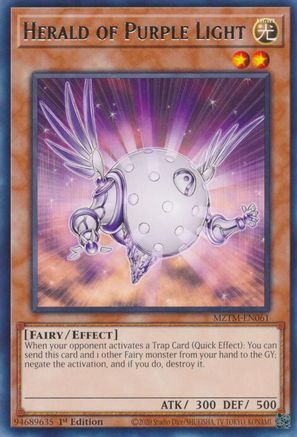 Herald of Purple Light (MZTM-EN061) - Maze of the Master 1st Edition Maze of the Master Yugioh Single Squirtle Squad Card Shop.