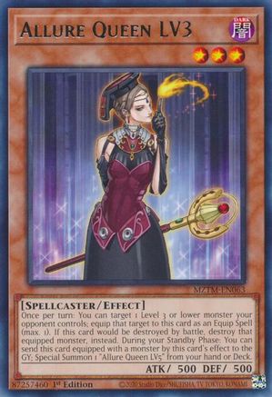 Allure Queen LV3 (MZTM-EN063) - Maze of the Master 1st Edition Maze of the Master Yugioh Single Squirtle Squad Card Shop.