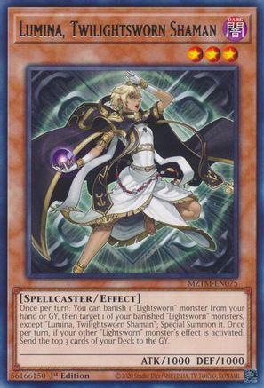 Lumina, Twilightsworn Shaman (MZTM-EN075) - Maze of the Master 1st Edition Maze of the Master Yugioh Single Squirtle Squad Card Shop.