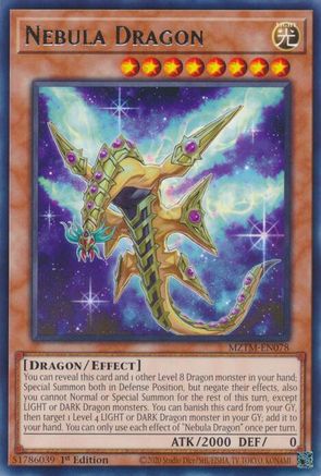 Nebula Dragon (MZTM-EN078) - Maze of the Master 1st Edition Maze of the Master Yugioh Single Squirtle Squad Card Shop.