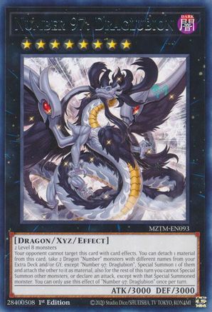 Number 97: Draglubion (MZTM-EN093) - Maze of the Master 1st Edition Maze of the Master Yugioh Single Squirtle Squad Card Shop.