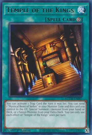Temple of the Kings (MZTM-EN097) - Maze of the Master 1st Edition Maze of the Master Yugioh Single Squirtle Squad Card Shop.
