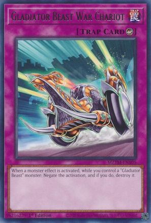 Gladiator Beast War Chariot (MZTM-EN105) - Maze of the Master 1st Edition Maze of the Master Yugioh Single Squirtle Squad Card Shop.