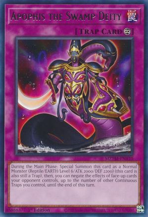Apophis the Swamp Deity (MZTM-EN110) - Maze of the Master 1st Edition Maze of the Master Yugioh Single Squirtle Squad Card Shop.