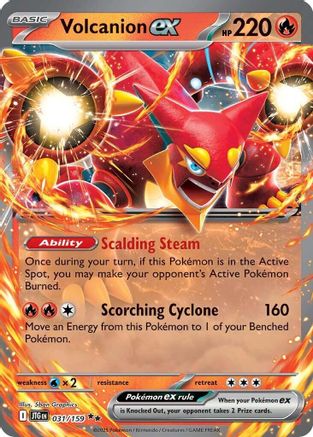 Volcanion ex 031/159 - Journey Together - Holofoil Double Rare