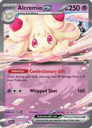 Pokémon TCG – Alcremie ex 075/159 – Journey Together – Double Rare SV09: Journey Together Pokemon Single Squirtle Squad Card Shop.