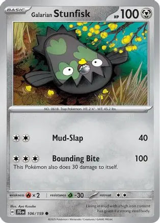 Galarian Stunfisk 106 SV09 Journey Together - Common