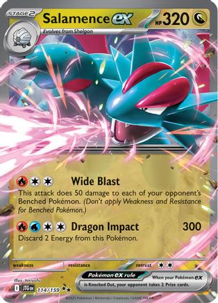 Salamence ex 114/159 – Journey Together – Holofoil