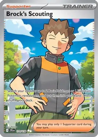 Brock's Scouting 179/159 - Holofoil SV09 Journey Together - Ultra Rare SV09: Journey Together Pokemon Single Squirtle Squad Card Shop.