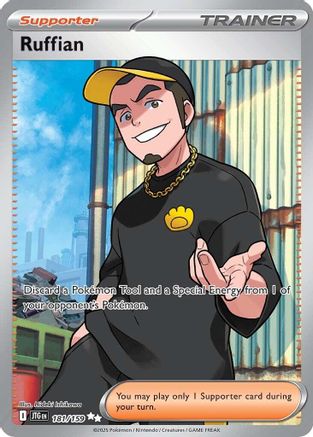 Ruffian 181/159 - Holofoil SV09 Journey Together - Ultra Rare SV09: Journey Together Pokemon Single Squirtle Squad Card Shop.