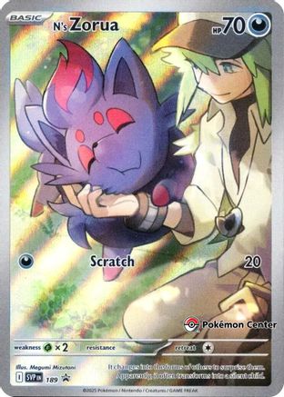 N's Zorua (Pokemon Center Exclusive) 189 - Holofoil SV Scarlet & Violet Promo Cards - Promo SV: Scarlet & Violet Promo Cards Pokemon Single Squirtle Squad Card Shop.