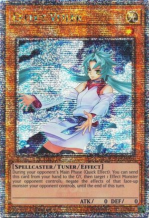 Effect Veiler (New Art) (Quarter Century Secret Rare) (RA04-EN004) - Quarter Century Stampede 1st Edition Quarter Century Stampede Yugioh Single Squirtle Squad Card Shop.