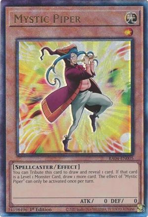 Mystic Piper (PUR) (RA04-EN005) - Quarter Century Stampede 1st Edition Quarter Century Stampede Yugioh Single Squirtle Squad Card Shop.