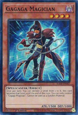 Gagaga Magician (RA04-EN007) - Quarter Century Stampede 1st Edition Quarter Century Stampede Yugioh Single Squirtle Squad Card Shop.