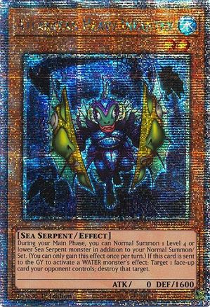 Atlantean Heavy Infantry (Quarter Century Secret Rare) (RA04-EN010) - Quarter Century Stampede 1st Edition Quarter Century Stampede Yugioh Single Squirtle Squad Card Shop.