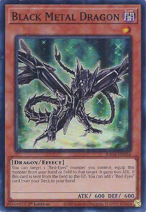 Black Metal Dragon (RA04-EN016) - Quarter Century Stampede 1st Edition Quarter Century Stampede Yugioh Single Squirtle Squad Card Shop.