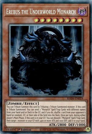 Erebus the Underworld Monarch (PCR) (RA04-EN019) - Quarter Century Stampede 1st Edition Quarter Century Stampede Yugioh Single Squirtle Squad Card Shop.