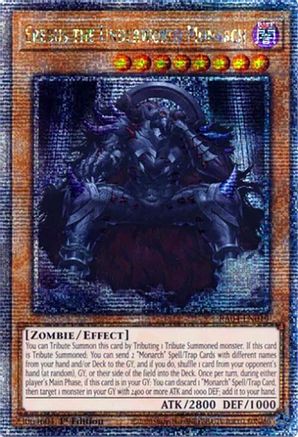 Erebus the Underworld Monarch (Quarter Century Secret Rare) (RA04-EN019) - Quarter Century Stampede 1st Edition Quarter Century Stampede Yugioh Single Squirtle Squad Card Shop.