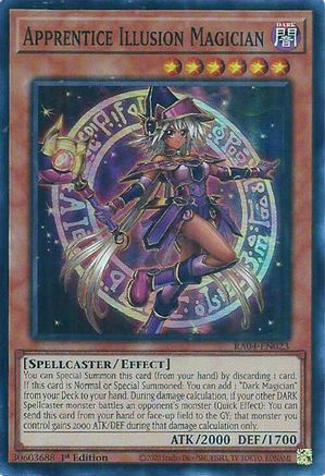 Apprentice Illusion Magician (RA04-EN023) - Quarter Century Stampede 1st Edition Quarter Century Stampede Yugioh Single Squirtle Squad Card Shop.