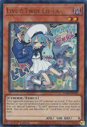 Live Twin Lil-la (UR) (RA04-EN036) - Quarter Century Stampede 1st Edition Quarter Century Stampede Yugioh Single Squirtle Squad Card Shop.