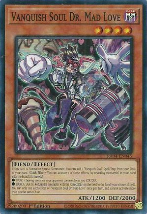 Vanquish Soul Dr. Mad Love (RA04-EN045) - Quarter Century Stampede 1st Edition Quarter Century Stampede Yugioh Single Squirtle Squad Card Shop.