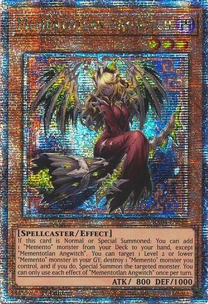 Mementotlan Angwitch (Quarter Century Secret Rare) (RA04-EN048) - Quarter Century Stampede 1st Edition Quarter Century Stampede Yugioh Single Squirtle Squad Card Shop.