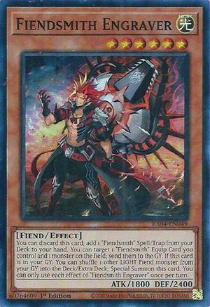 Fiendsmith Engraver (RA04-EN049) - Quarter Century Stampede 1st Edition Quarter Century Stampede Yugioh Single Squirtle Squad Card Shop.