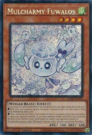 Mulcharmy Fuwalos (Secret Rare) (RA04-EN050) - Quarter Century Stampede 1st Edition Quarter Century Stampede Yugioh Single Squirtle Squad Card Shop.