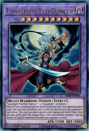 Lunalight Leo Dancer (PUR) (RA04-EN053) - Quarter Century Stampede 1st Edition Quarter Century Stampede Yugioh Single Squirtle Squad Card Shop.