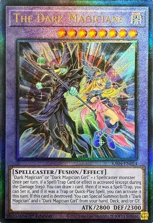 The Dark Magicians (PUR) (RA04-EN054) - Quarter Century Stampede 1st Edition Quarter Century Stampede Yugioh Single Squirtle Squad Card Shop.