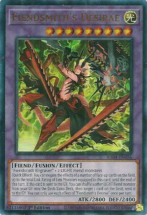 Fiendsmith's Desirae (UR) (RA04-EN056) - Quarter Century Stampede 1st Edition Quarter Century Stampede Yugioh Single Squirtle Squad Card Shop.