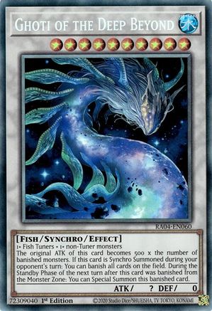 Ghoti of the Deep Beyond (PCR) (RA04-EN060) - Quarter Century Stampede 1st Edition Quarter Century Stampede Yugioh Single Squirtle Squad Card Shop.