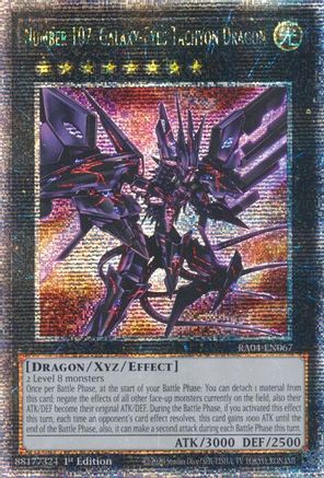 Number 107: Galaxy-Eyes Tachyon Dragon (Quarter Century Secret Rare) (RA04-EN067) - Quarter Century Stampede 1st Edition Quarter Century Stampede Yugioh Single Squirtle Squad Card Shop.