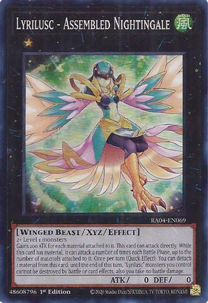 Lyrilusc - Assembled Nightingale (RA04-EN069) - Quarter Century Stampede 1st Edition Quarter Century Stampede Yugioh Single Squirtle Squad Card Shop.