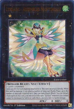 Lyrilusc - Assembled Nightingale (UR) (RA04-EN069) - Quarter Century Stampede 1st Edition Quarter Century Stampede Yugioh Single Squirtle Squad Card Shop.