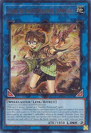 Aussa the Earth Charmer, Immovable (UR) (RA04-EN078) - Quarter Century Stampede 1st Edition Quarter Century Stampede Yugioh Single Squirtle Squad Card Shop.
