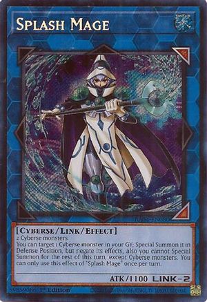Splash Mage (Secret Rare) (RA04-EN080) - Quarter Century Stampede 1st Edition Quarter Century Stampede Yugioh Single Squirtle Squad Card Shop.