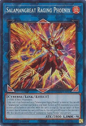 Salamangreat Raging Phoenix (RA04-EN083) - Quarter Century Stampede 1st Edition Quarter Century Stampede Yugioh Single Squirtle Squad Card Shop.