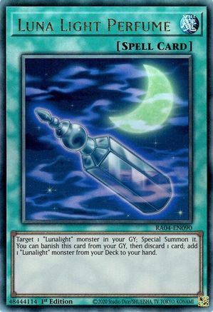 Luna Light Perfume (PUR) (RA04-EN090) - Quarter Century Stampede 1st Edition Quarter Century Stampede Yugioh Single Squirtle Squad Card Shop.