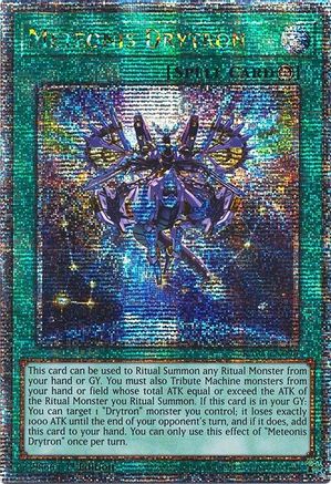 Meteonis Drytron (Quarter Century Secret Rare) (RA04-EN096) - Quarter Century Stampede 1st Edition Quarter Century Stampede Yugioh Single Squirtle Squad Card Shop.