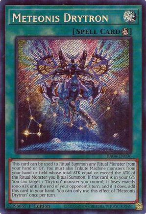 Meteonis Drytron (Secret Rare) (RA04-EN096) - Quarter Century Stampede 1st Edition Quarter Century Stampede Yugioh Single Squirtle Squad Card Shop.