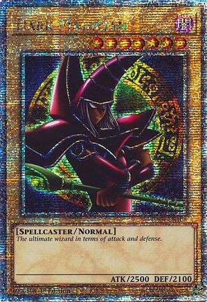 Dark Magician (Arkana) (Quarter Century Secret Rare) (RA04-EN106) - Quarter Century Stampede 1st Edition Quarter Century Stampede Yugioh Single Squirtle Squad Card Shop.