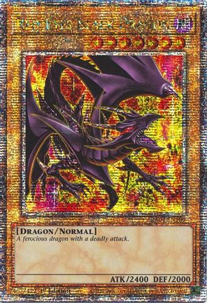 Red-Eyes Black Dragon (8th Art) (Quarter Century Secret Rare) (RA04-EN109) - Quarter Century Stampede 1st Edition Quarter Century Stampede Yugioh Single Squirtle Squad Card Shop.
