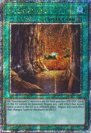 Necrovalley (Quarter Century Secret Rare) (RA04-EN122) - Quarter Century Stampede 1st Edition Quarter Century Stampede Yugioh Single Squirtle Squad Card Shop.