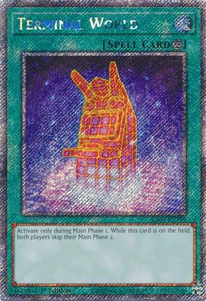 Terminal World (Platinum Secret Rare) (RA04-EN148) - Quarter Century Stampede 1st Edition Quarter Century Stampede Yugioh Single Squirtle Squad Card Shop.